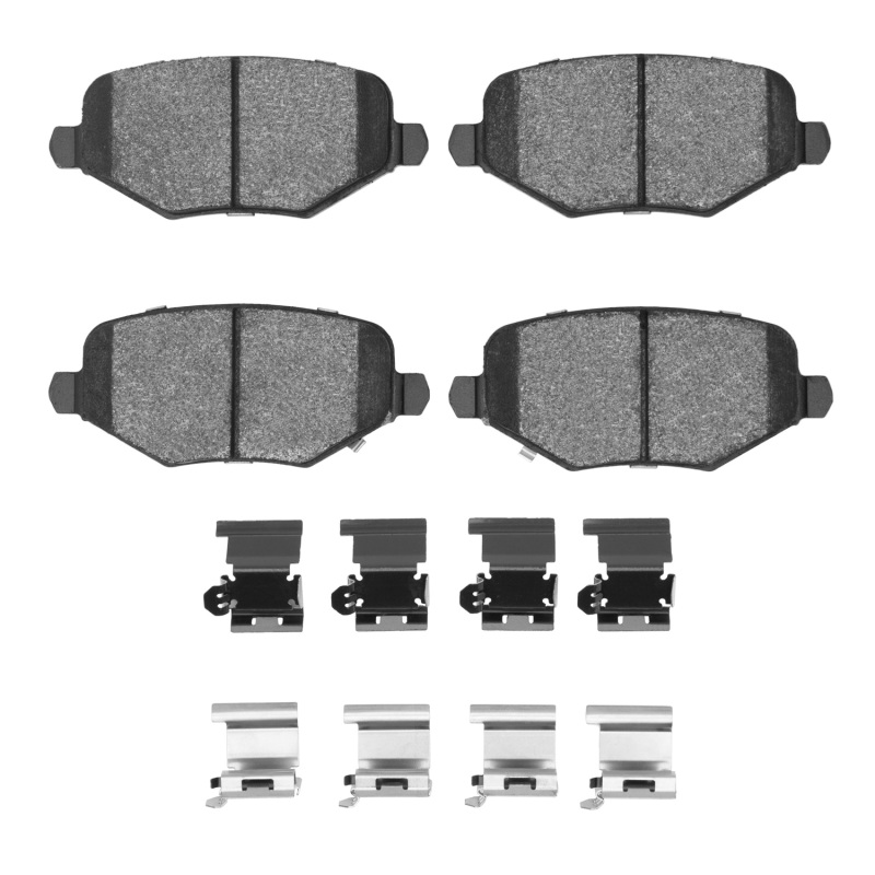 Chrysler Town & Country Brake Pads - Rear - R1 Concepts - Euro Ceramic - `12-`16